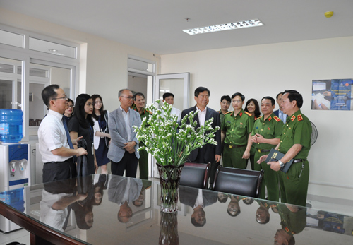 On this occasion, the representatives visited the working room of Korean experts working at the PPA